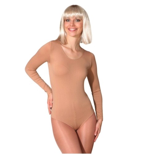 Body hautfarben langarmbody - body,