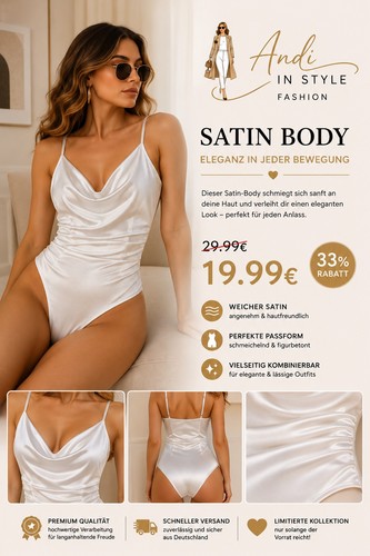 Premium damen satin - ✨,