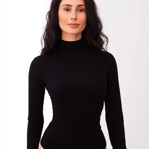 Damen body langarm - langarm, stretch