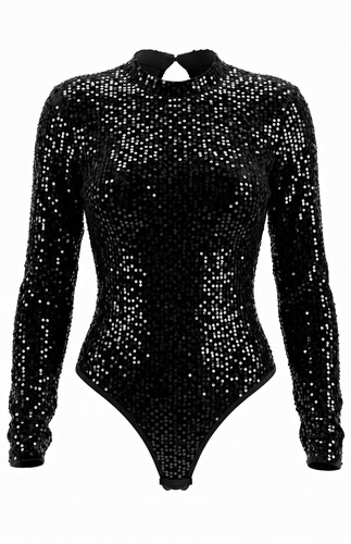 Damen body langarm einteiler - langarm,