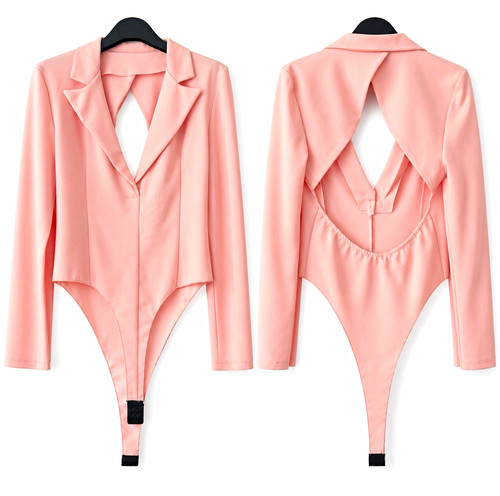 Damen body einteiler rosa - damen,