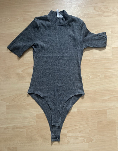 Damen body grau ripp - h&m, s