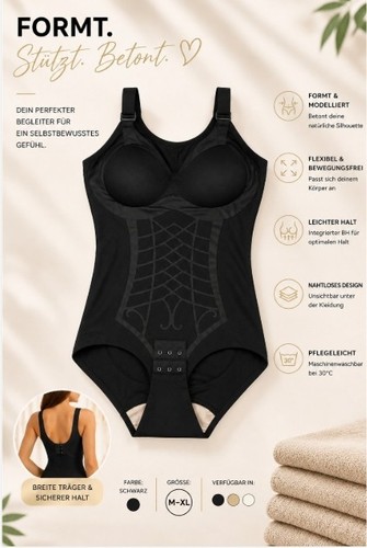 Formbegebender damen body - formbegebender,