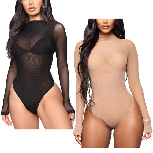 Damen body durchsichtig - de,