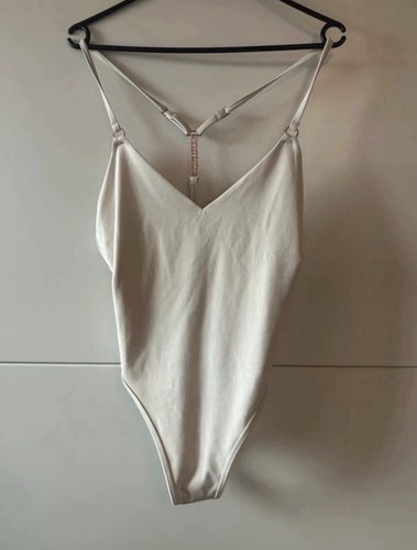 Lounge damen body beige mit - body,