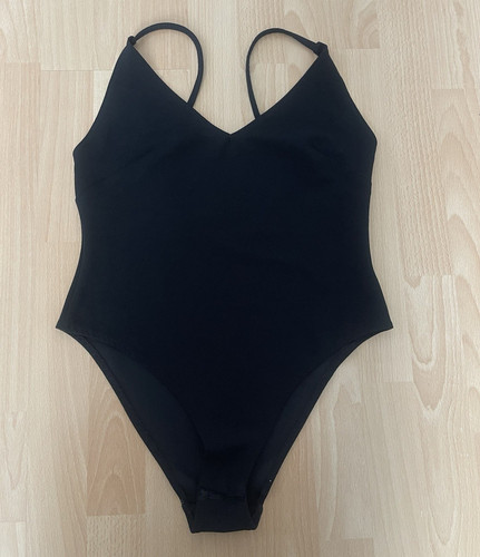 Damen body schwarz - body,