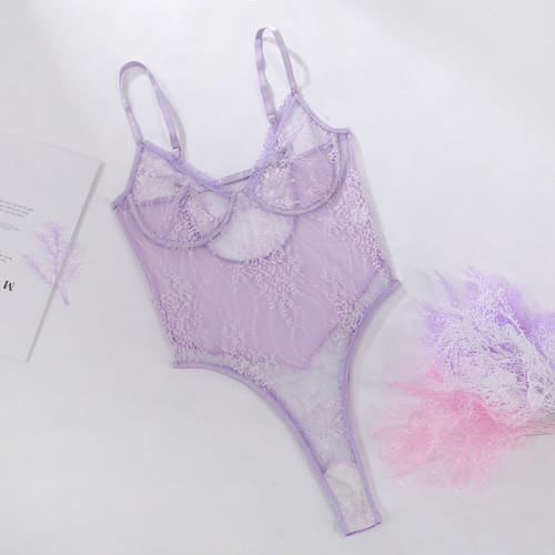 Sexy dessous body - damen, lila