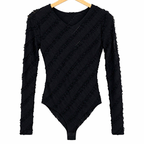 Damen body einteiler schwarz - einteiler,