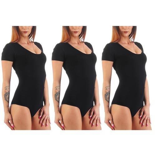 3er pack damen kurzarm body - damen,
