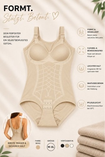 Formbegebender damen body - formbegebender,