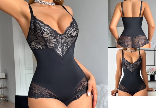 Damen body shapewear spitze - shapewear,