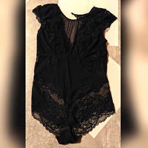 Damen body schwarz - h&m, spitze