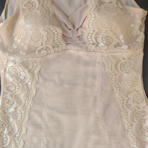 Damen body beige - body, mit